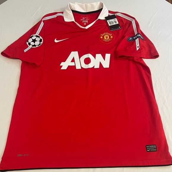 2010/11 Men’s Manchester United Nike Home Jersey BNWT XL Rooney 10